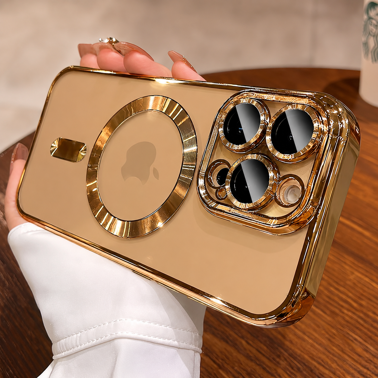 Premium iPhone Case MagSafe Compatible Magnetic Transparent TPU Protective Cover Shockproof Camera Lens Protection Anti Yellowing Slim Full Coverage
