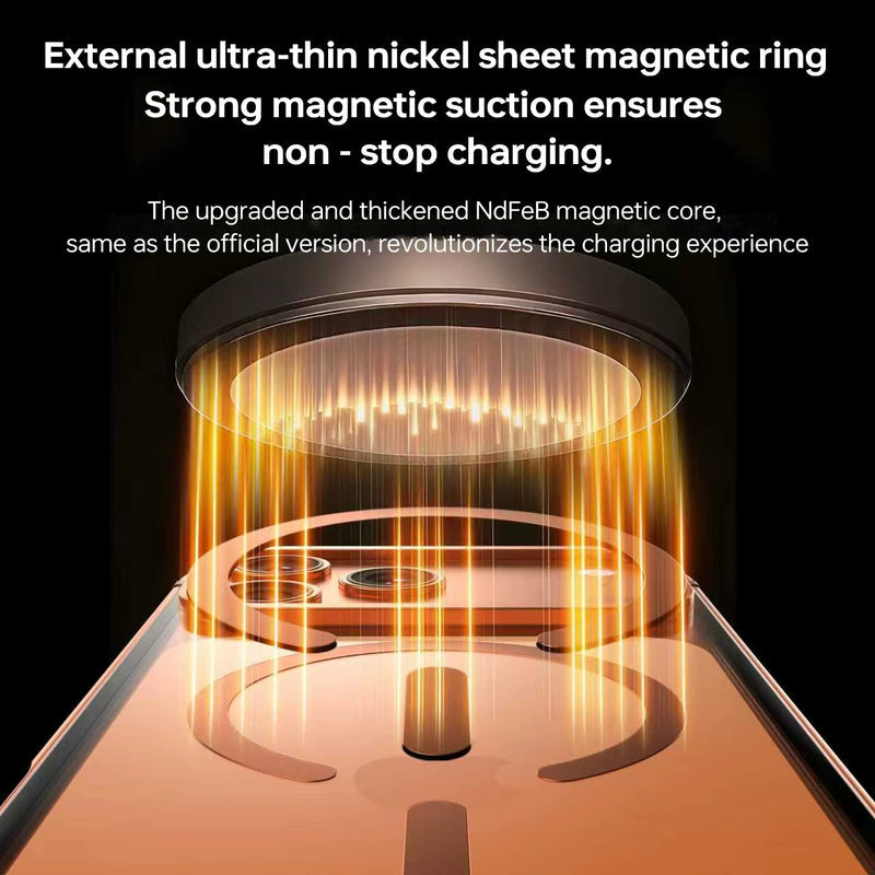 Premium iPhone Case MagSafe Compatible Magnetic Clear Back Aluminum Frame Shockproof Protective Cover Camera Lens Guard Slim Full Coverage Design