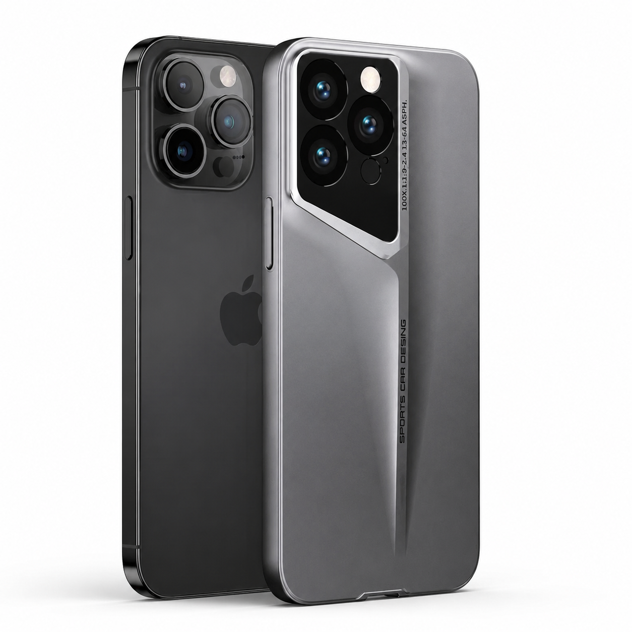 Premium iPhone Case Ultra Slim Magnetic Hard PC Cover Matte Blade Texture Frosted Lens Protection Shockproof Non Slip Full Coverage Design