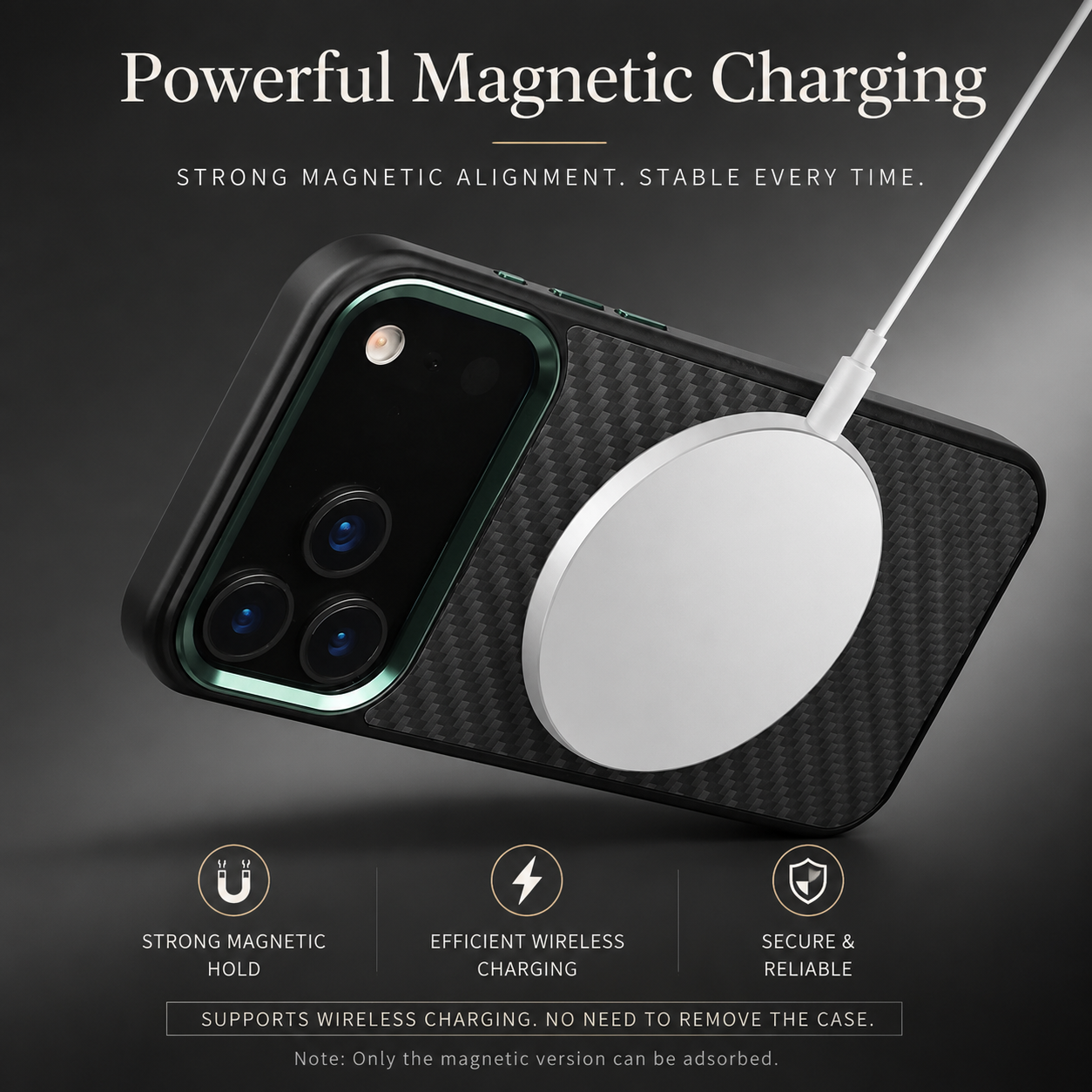 Premium iPhone Case MagSafe Compatible Aramid Fiber Ultra Thin Magnetic Protective Cover Full Coverage Shockproof Lightweight Slim Design Armor Case