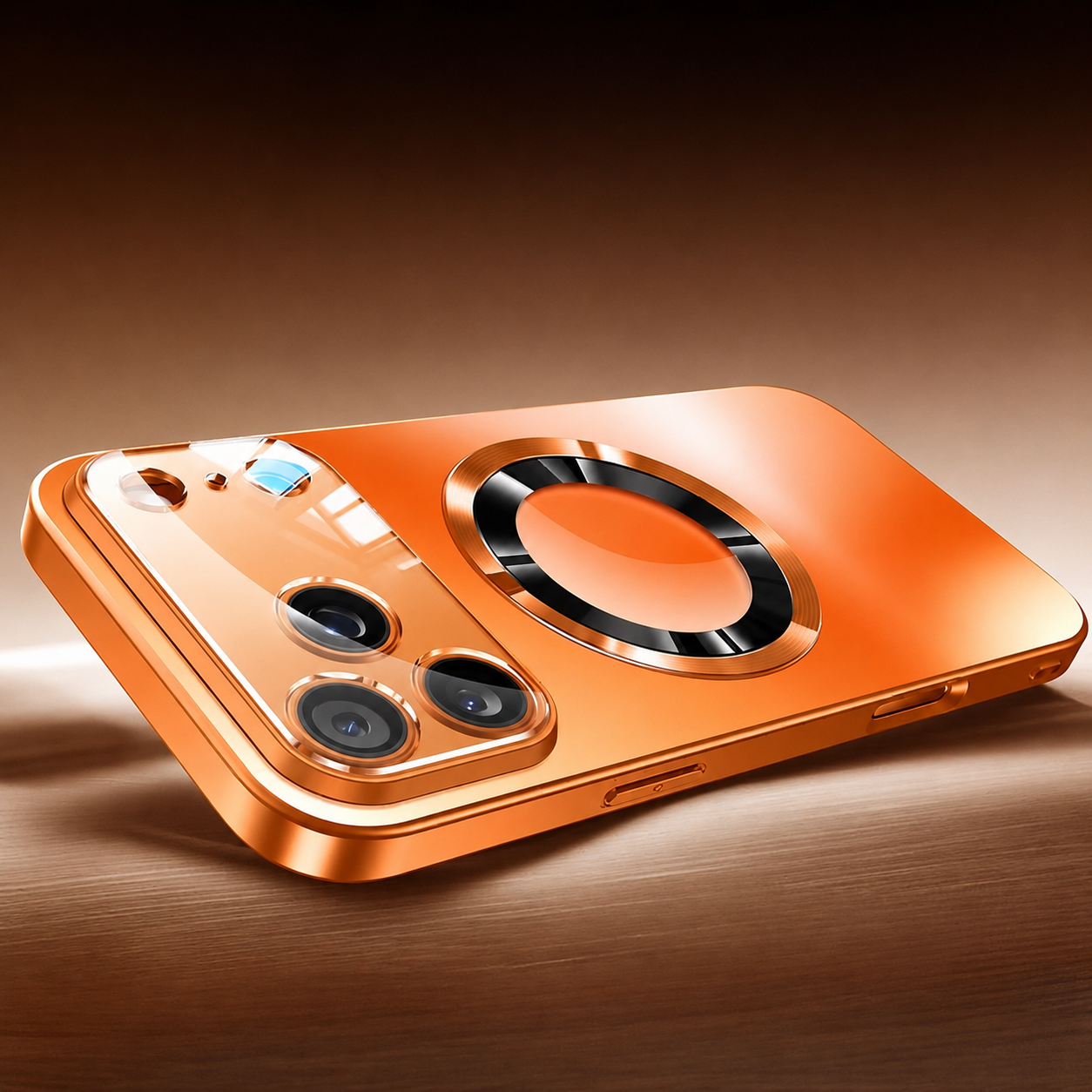 Premium iPhone Case MagSafe Compatible Magnetic Titanium Matte Cover Shockproof Protective PC TPU Back Camera Lens Protection Ultra Thin Full Coverage