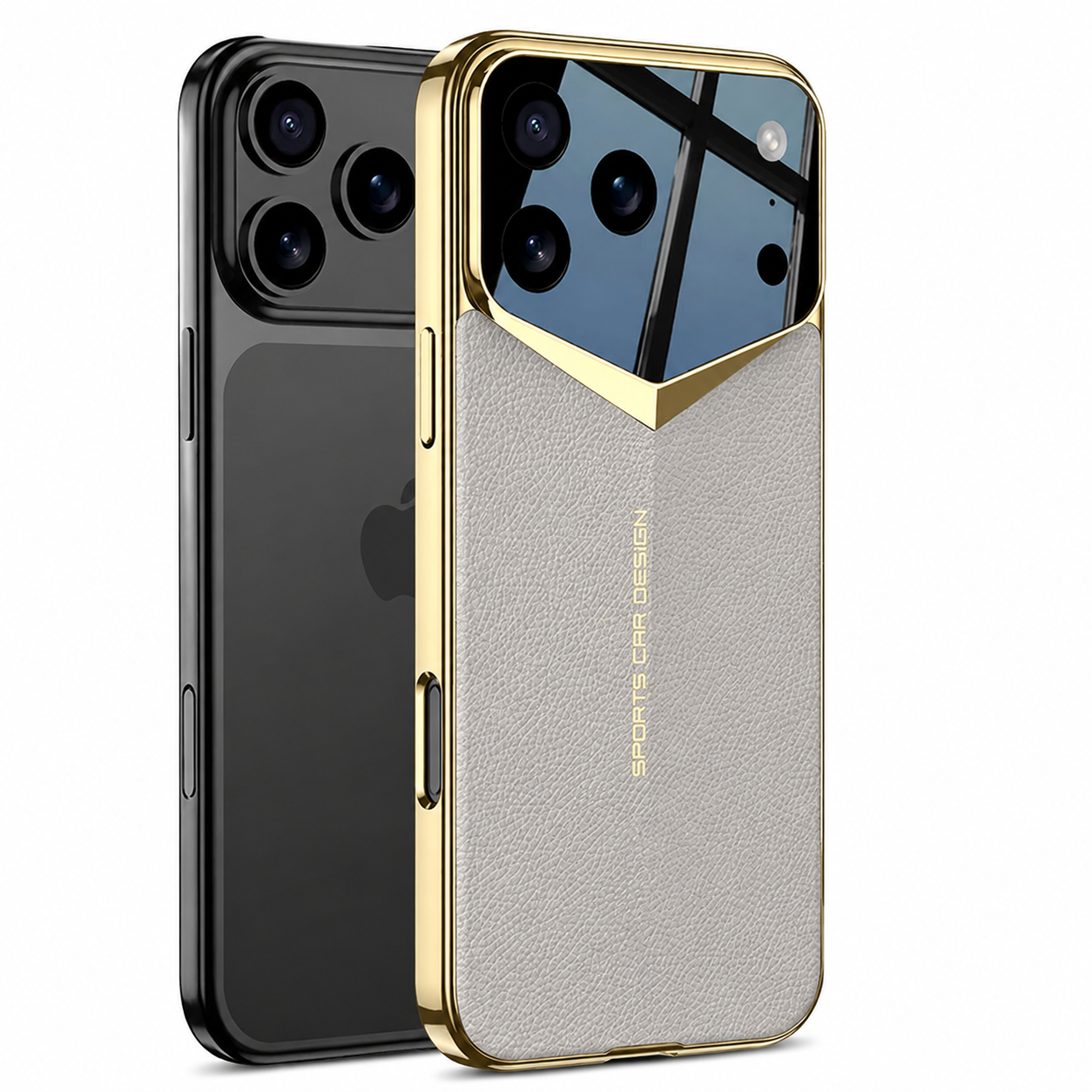 Premium iPhone Case MagSafe Compatible PU Leather Electroplated Protective Cover Camera Lens Protection Shockproof Anti Scratch Hard Shell Slim Full Coverage