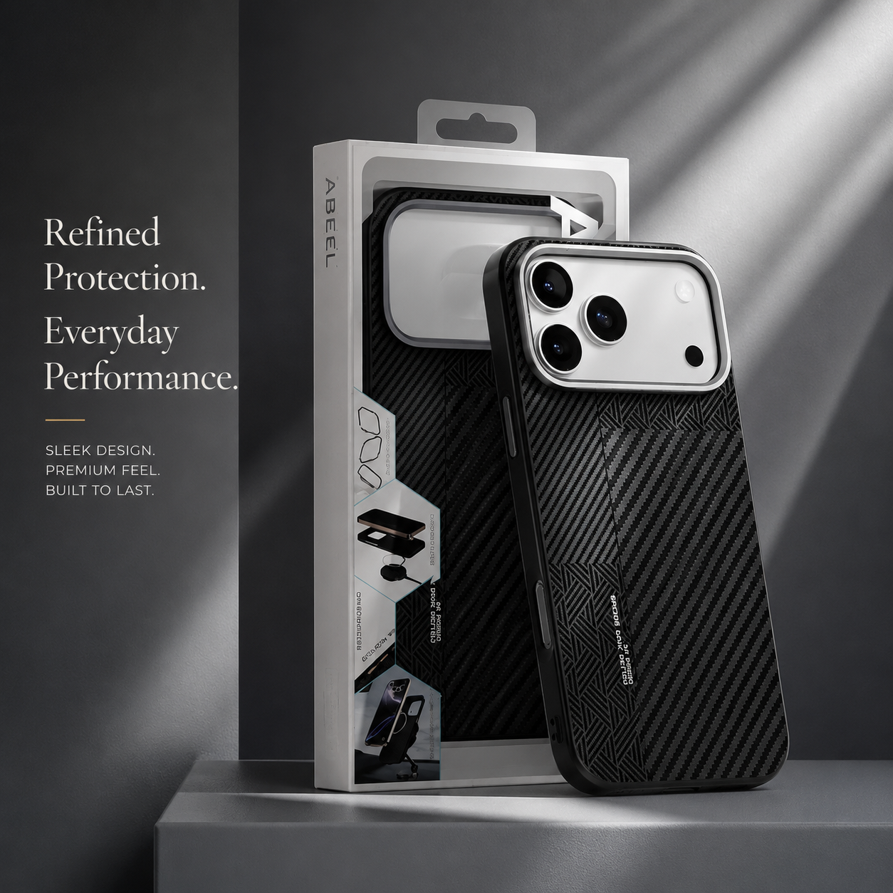 Premium iPhone Case Invisible Magnetic Cover Dual Layer Shockproof Matte Frosted Ultra Slim Full Coverage Camera Protection Anti Fingerprint Design