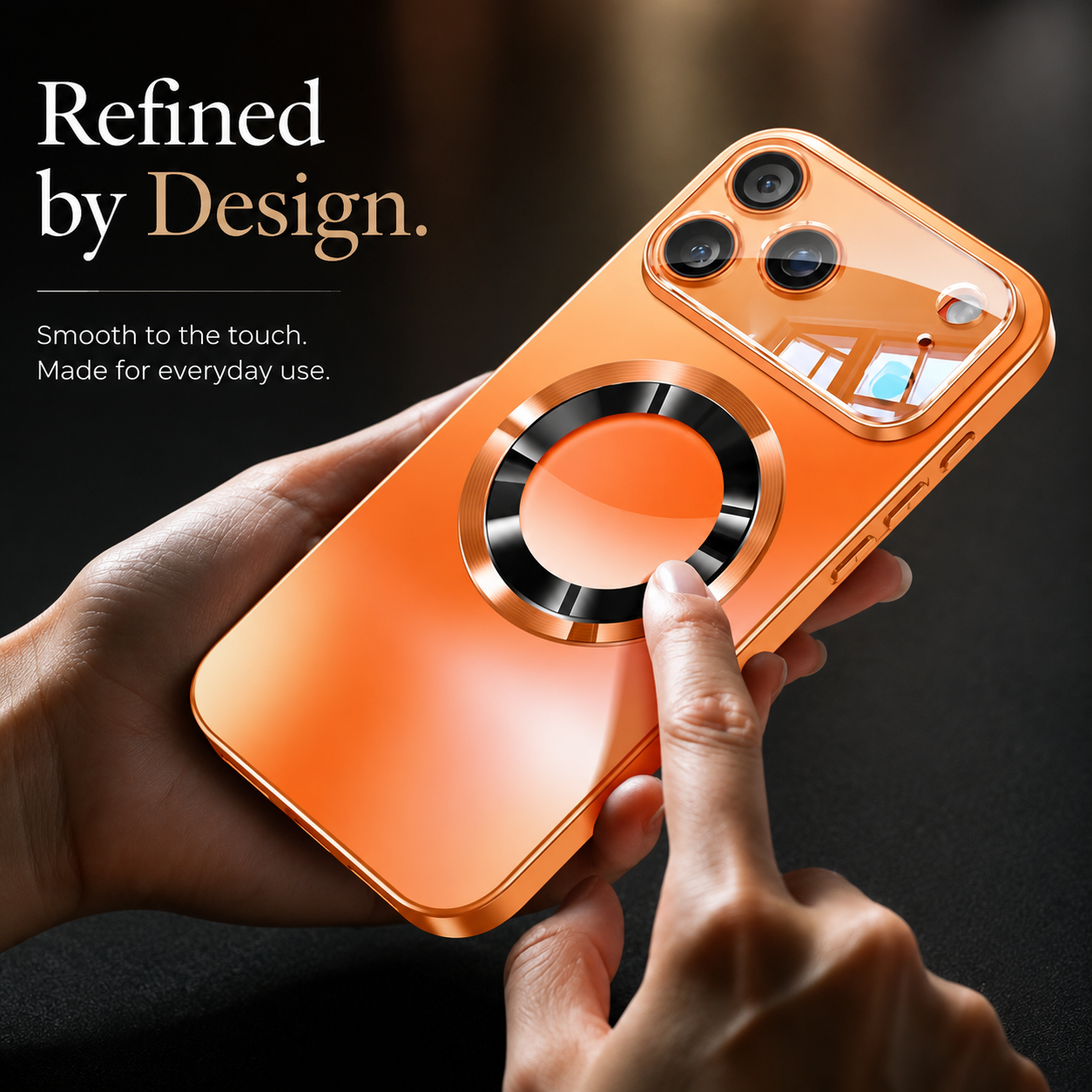 Premium iPhone Case MagSafe Compatible Magnetic Titanium Matte Cover Shockproof Protective PC TPU Back Camera Lens Protection Ultra Thin Full Coverage
