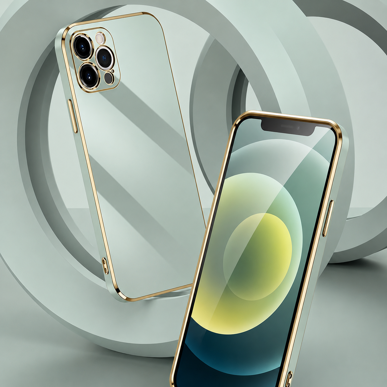 Premium iPhone Case MagSafe Compatible Matte Silicone Plating Frame Shockproof Protective Cover Magnetic Slim Full Protection Camera Lens Guard Design