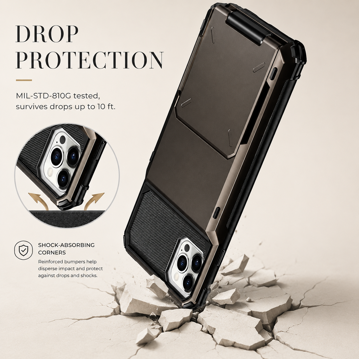 Premium iPhone Case Wallet MagSafe Compatible Magnetic Card Holder Shockproof Protective Cover Camera Lens Protection Slim Full Coverage