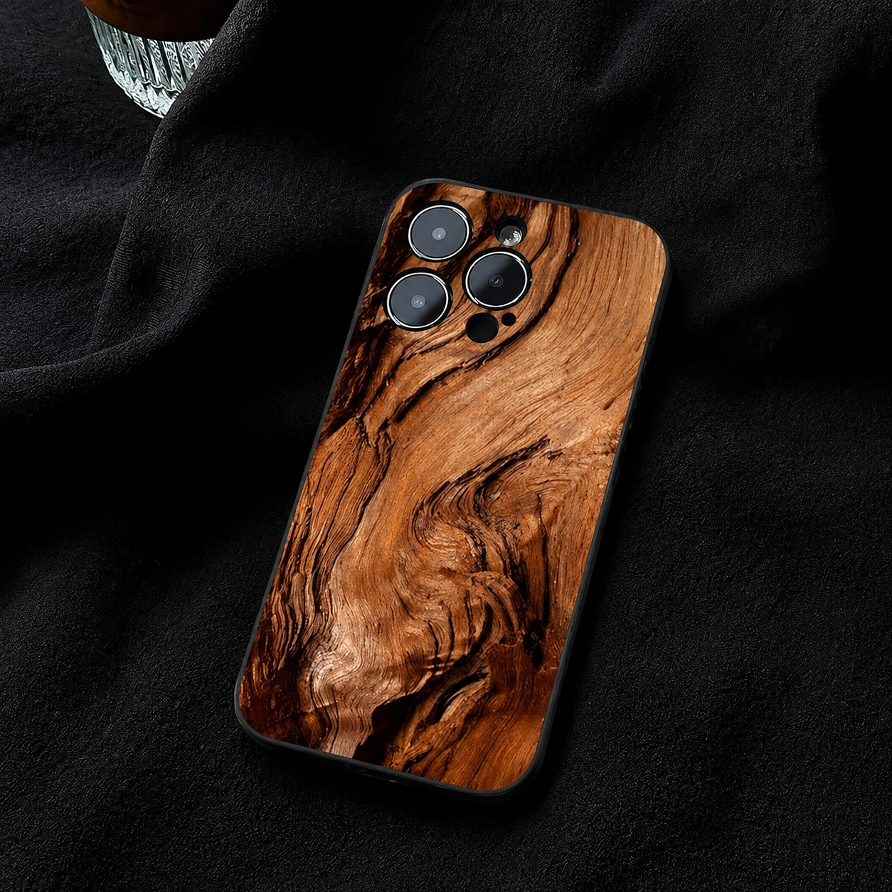 Premium iPhone Case MagSafe Compatible Magnetic Protective Cover Natural Wood Back Shockproof TPU Bumper Camera Lens Protection Ultra Thin Full Coverage