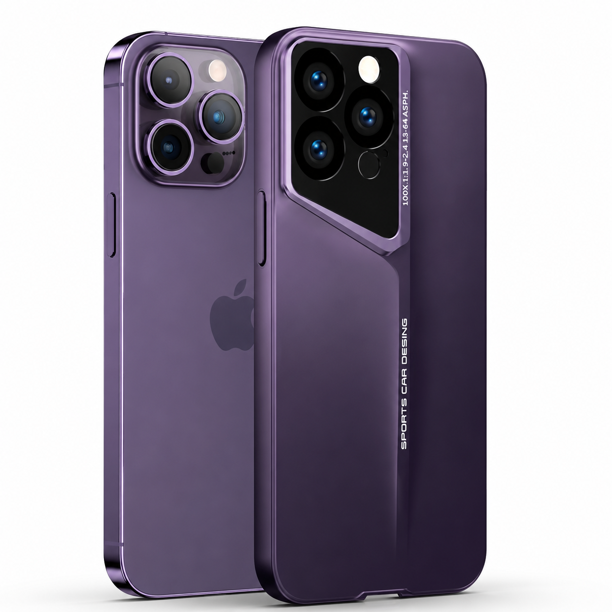 Premium iPhone Case Ultra Thin Protective Cover Titanium Style Shockproof Camera Lens Protection Anti Scratch Lightweight Anti Slip Slim Full Coverage