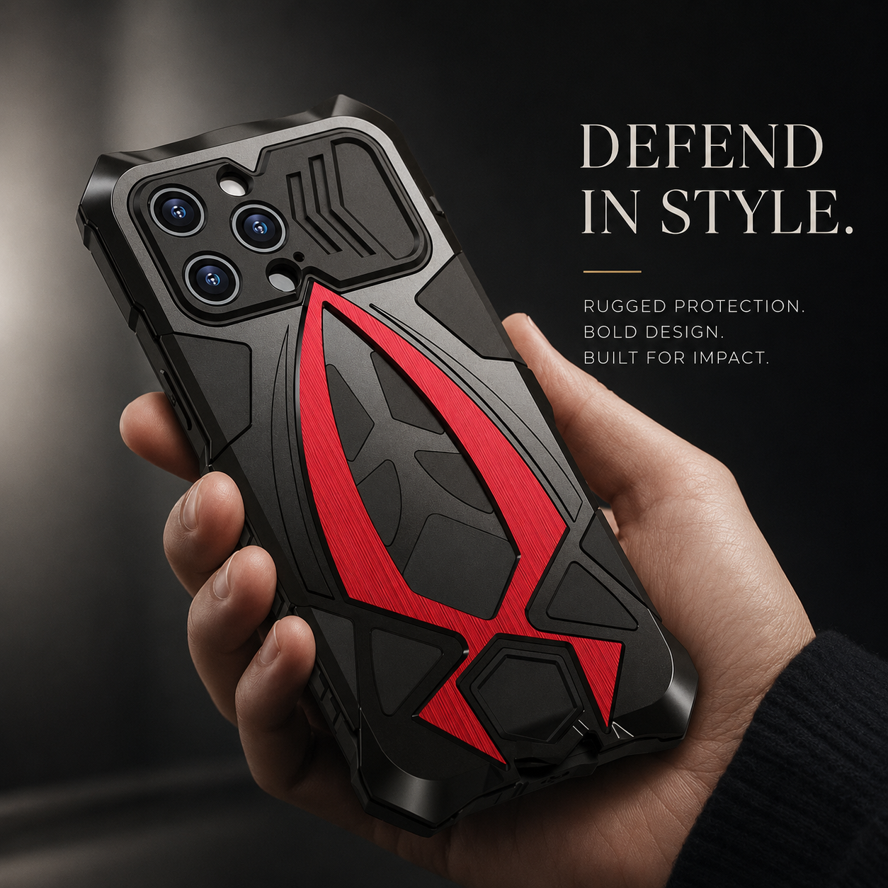 Premium iPhone Case MagSafe Compatible Magnetic Metal Armor Protective Cover Shockproof Camera Lens Protection Ultra Thin TPU Frame Full Coverage Design