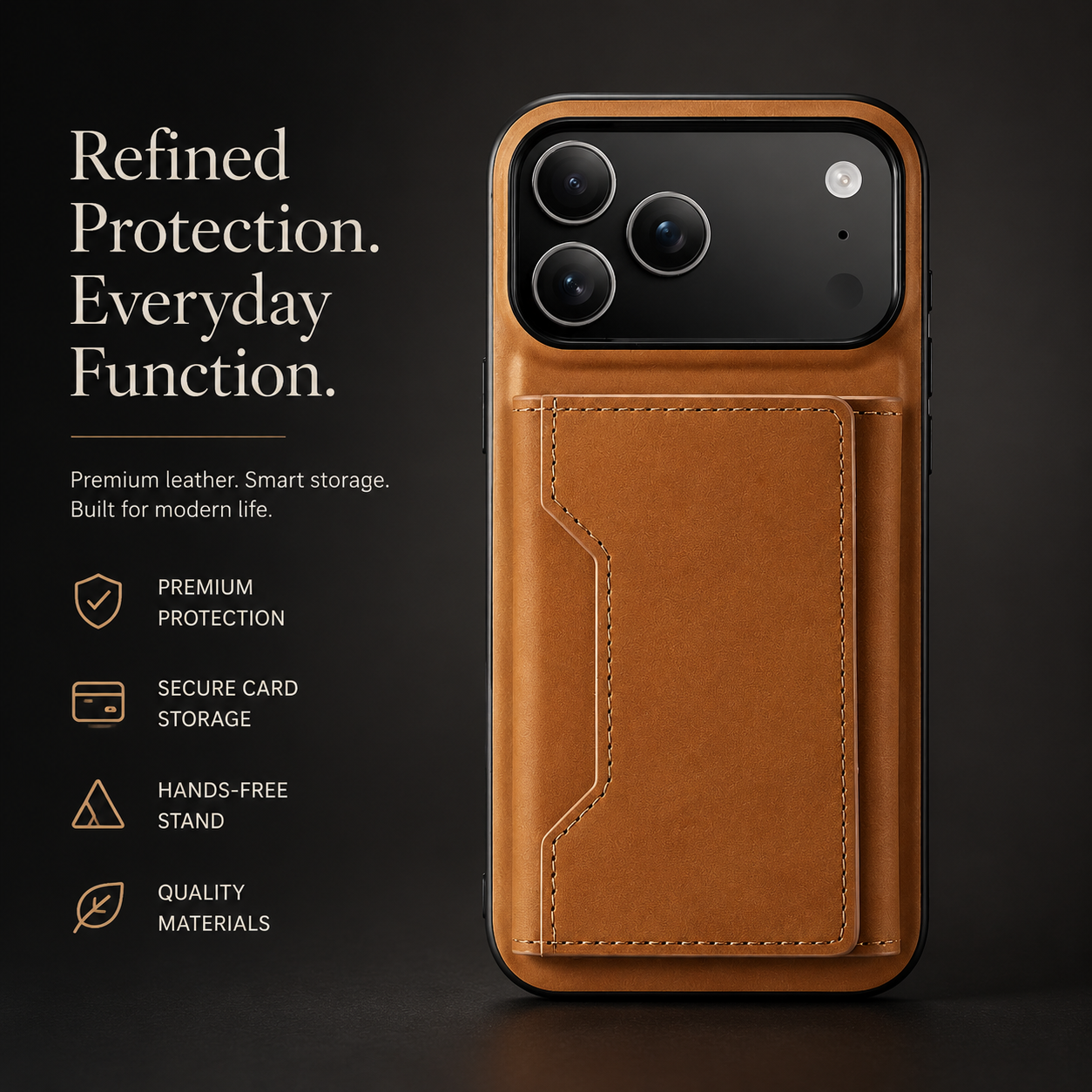 Premium iPhone Case Detachable Magnetic Wallet Cover Leather Card Holder Kickstand Shockproof Protective Cover Anti Scratch Full Body Slim