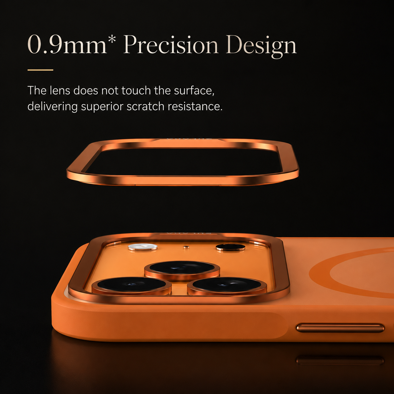 Premium iPhone Case MagSafe Compatible Matte Translucent Cover Alloy Camera Frame PC TPU Hybrid Shockproof Protective Cover Anti Scratch Slim