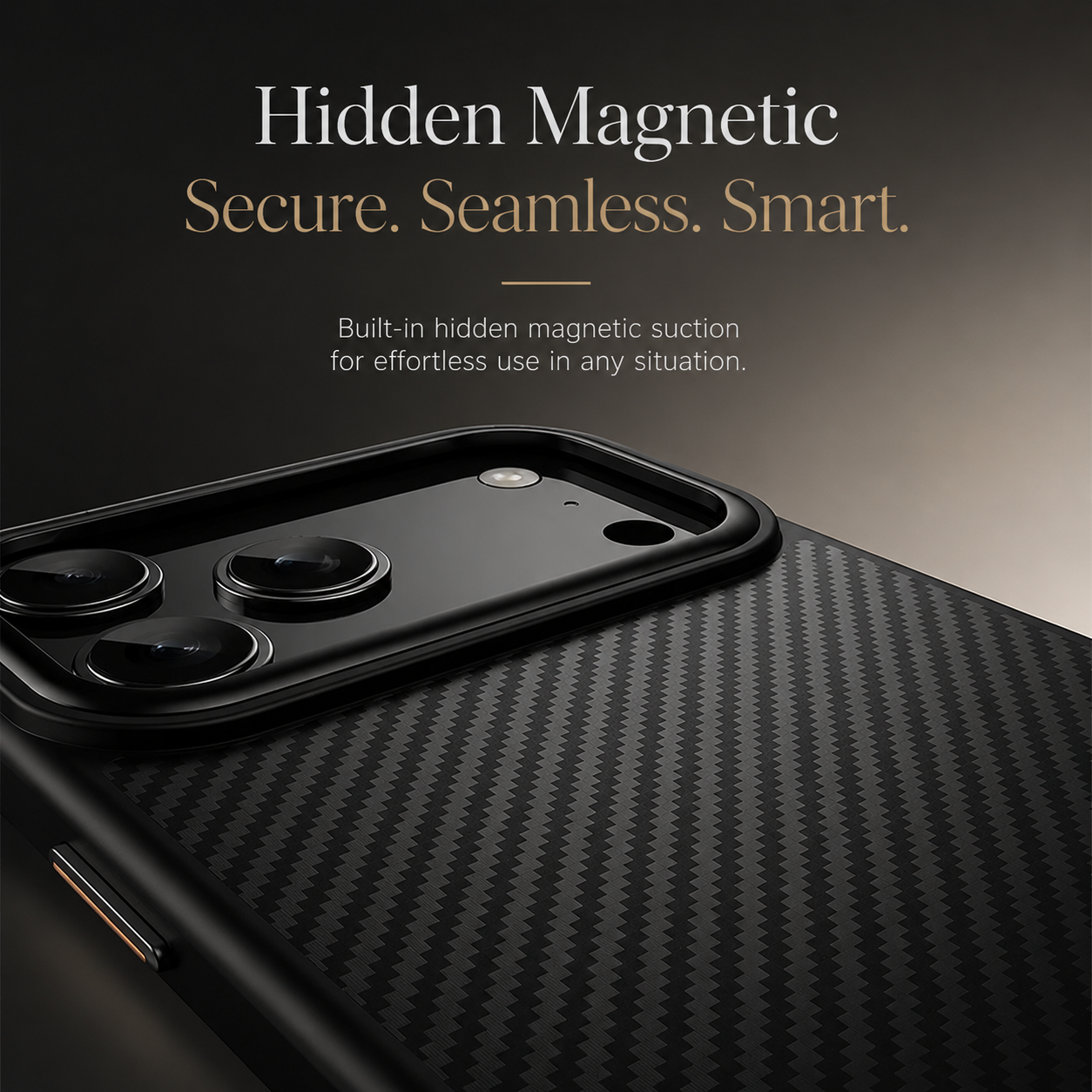 Premium iPhone Case MagSafe Compatible Kevlar Carbon Fiber Cover TPU PC Hybrid Magnetic Shockproof Protective Anti Fingerprint Slim Lightweight Design