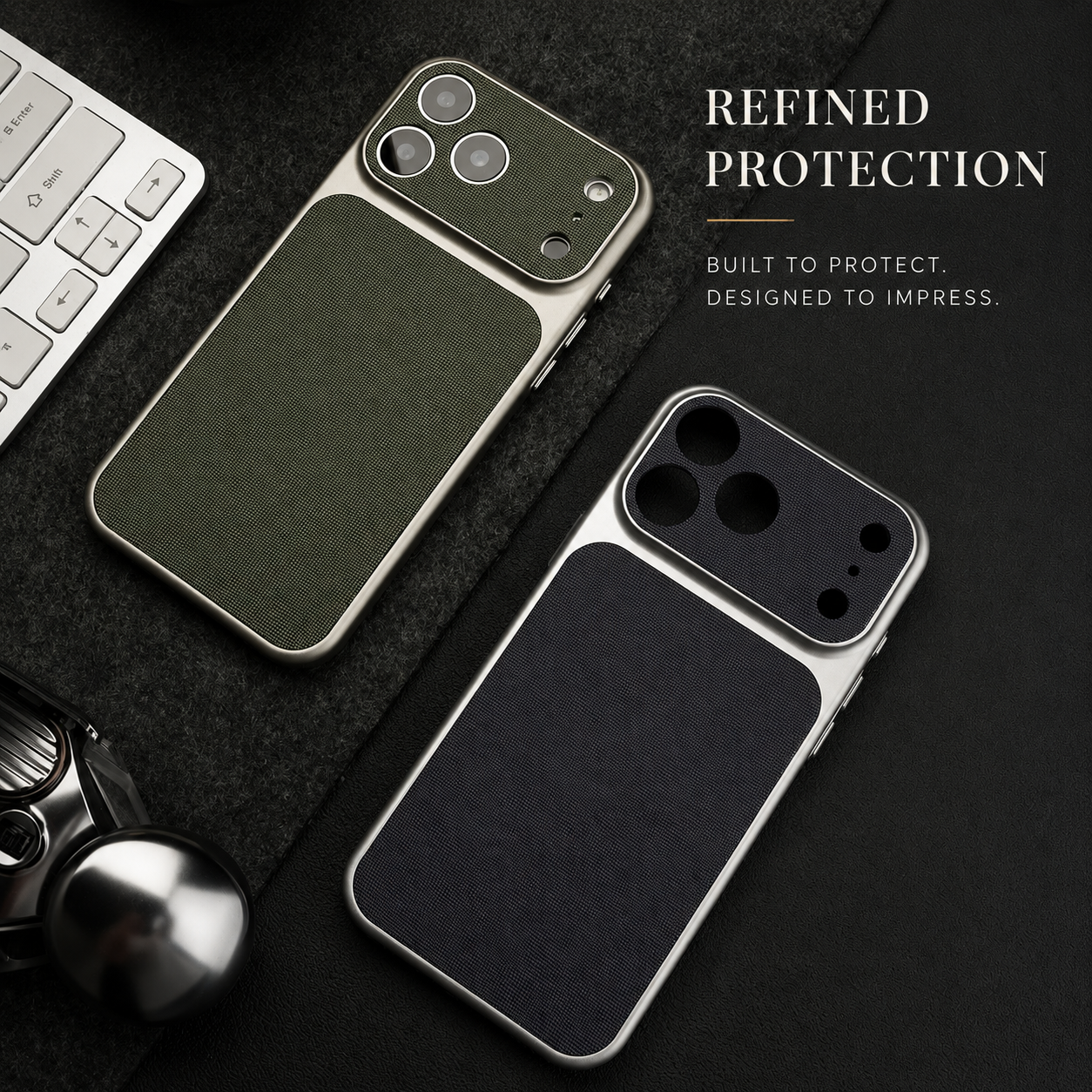 Premium iPhone Case MagSafe Compatible Vintage Leather Protective Cover Shockproof Armor Camera Lens Protection Anti Scratch Slim Full Coverage
