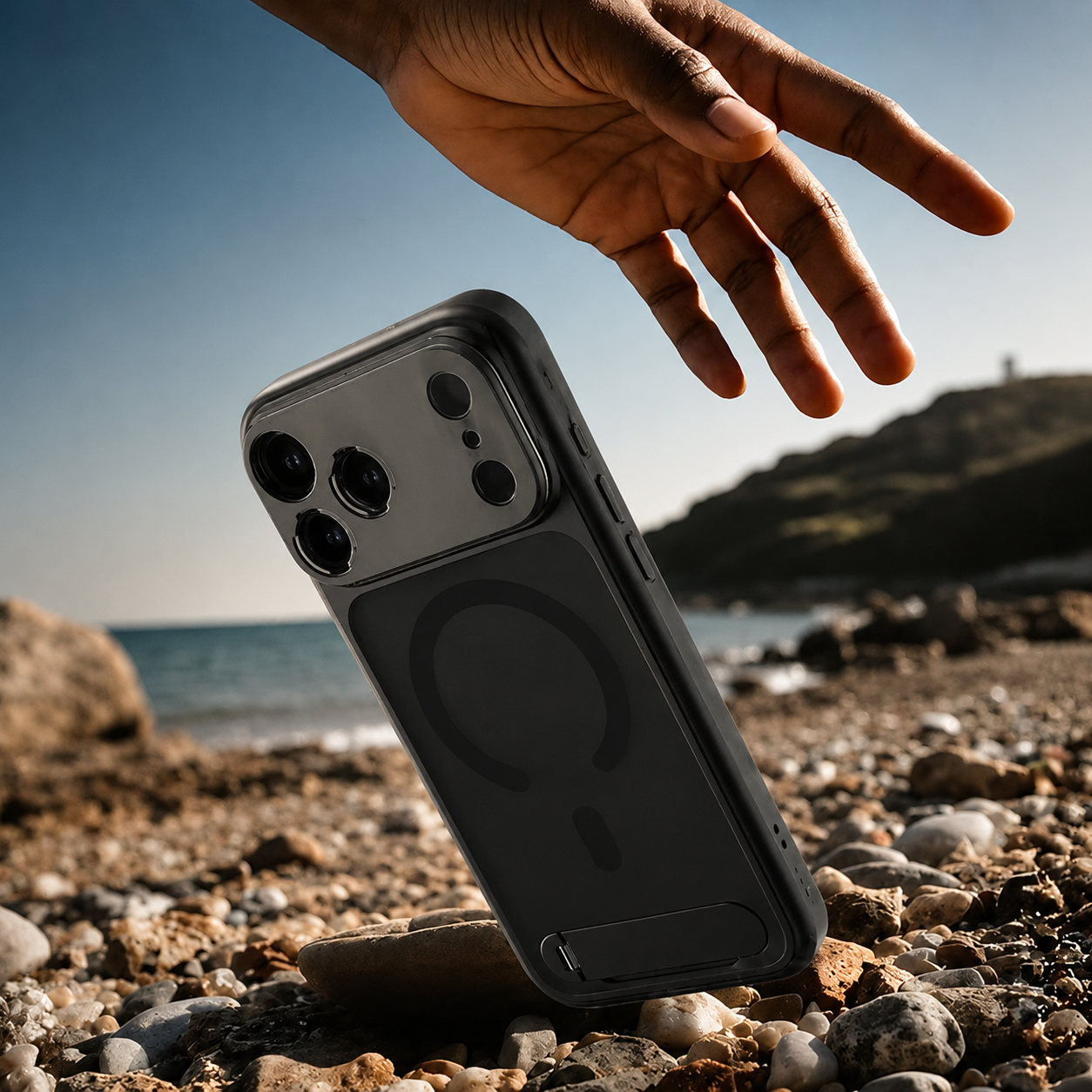 Premium iPhone Case Photography Cover MagSafe Compatible 67mm Filter Mount 17mm Lens Support Kickstand Shockproof Full Coverage Protective Design