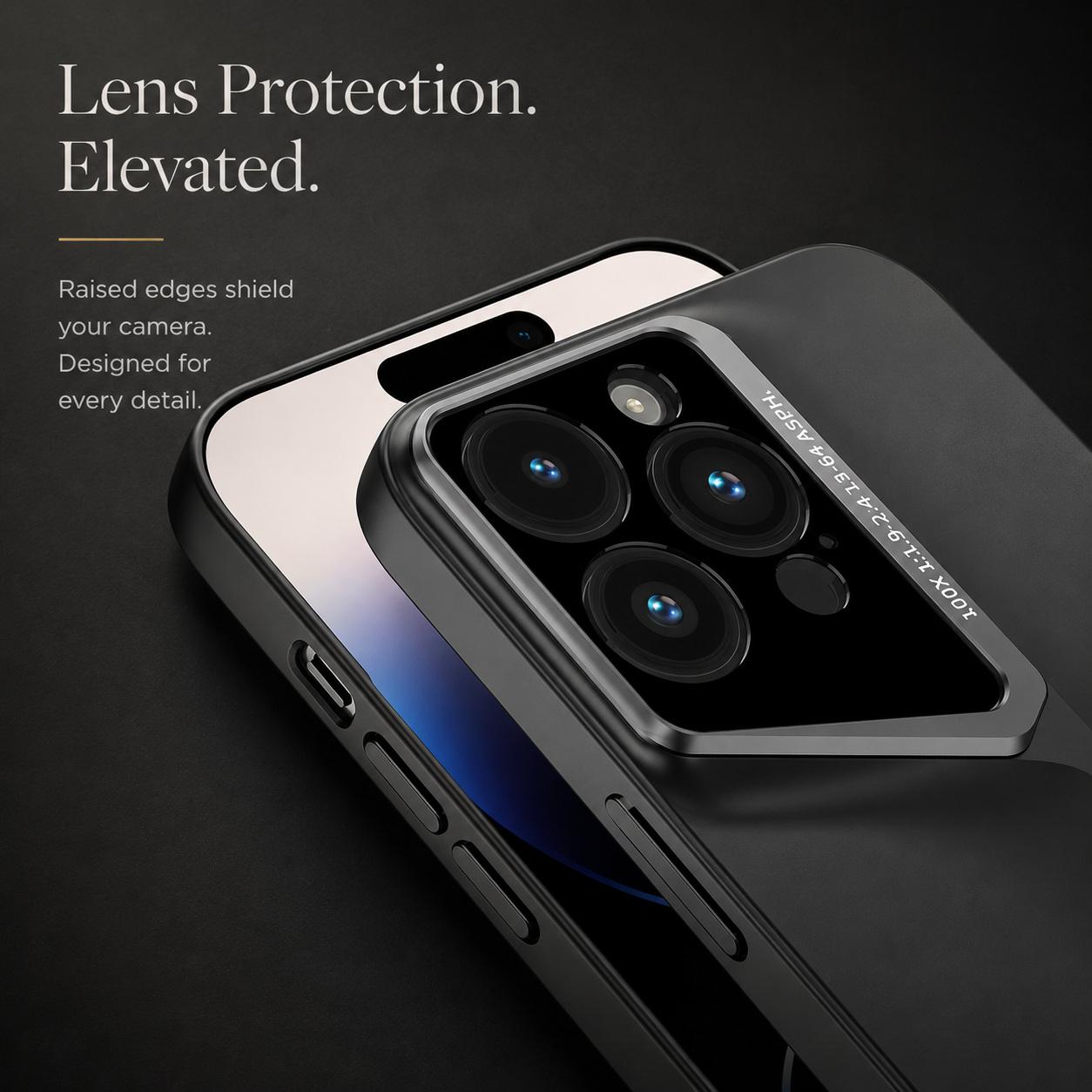 Premium iPhone Case Ultra Slim Magnetic Hard PC Cover Matte Blade Texture Frosted Lens Protection Shockproof Non Slip Full Coverage Design