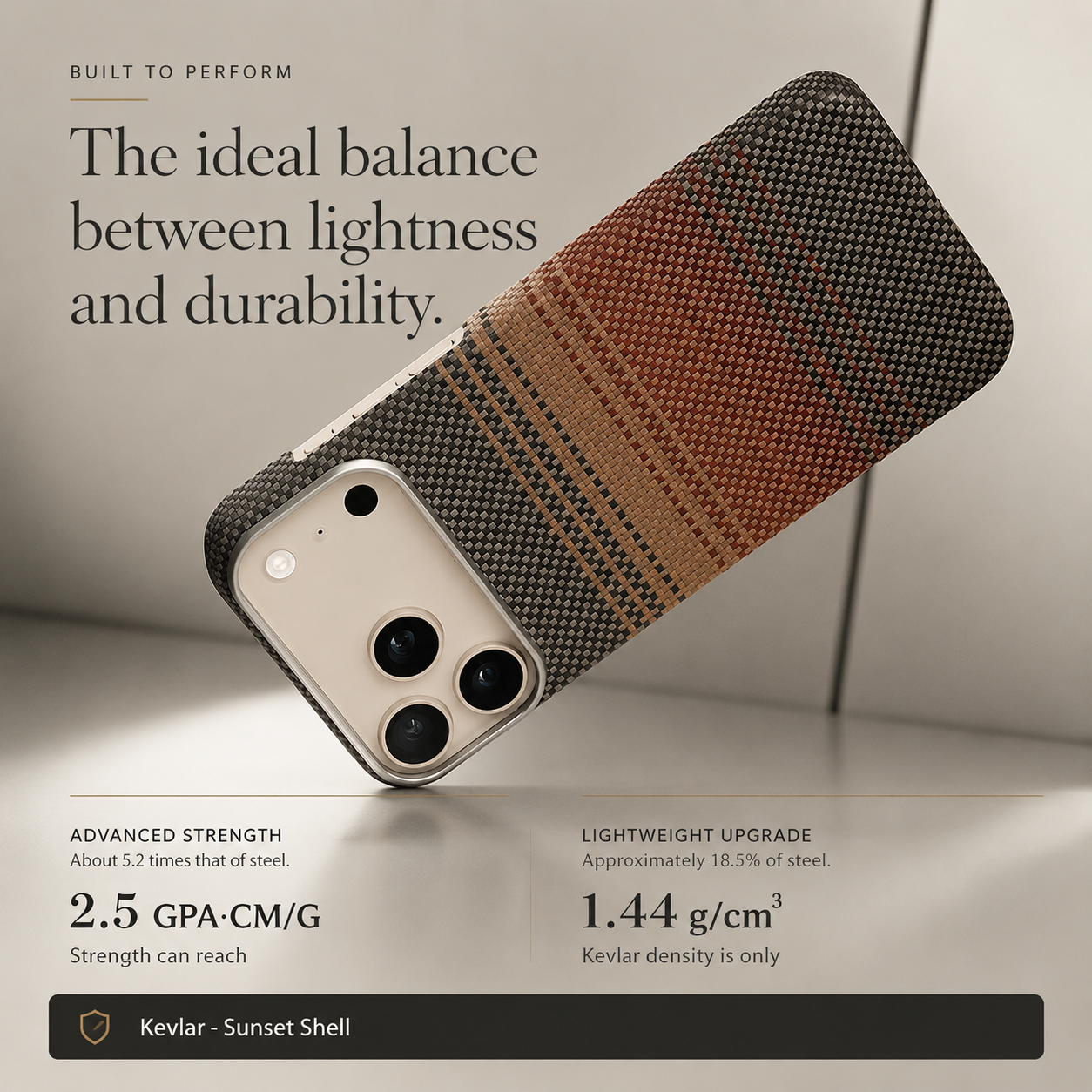 Premium iPhone Case MagSafe Compatible Aramid Carbon Fiber Ultra Thin Magnetic Protective Cover Shockproof Lightweight Slim Minimalist Design