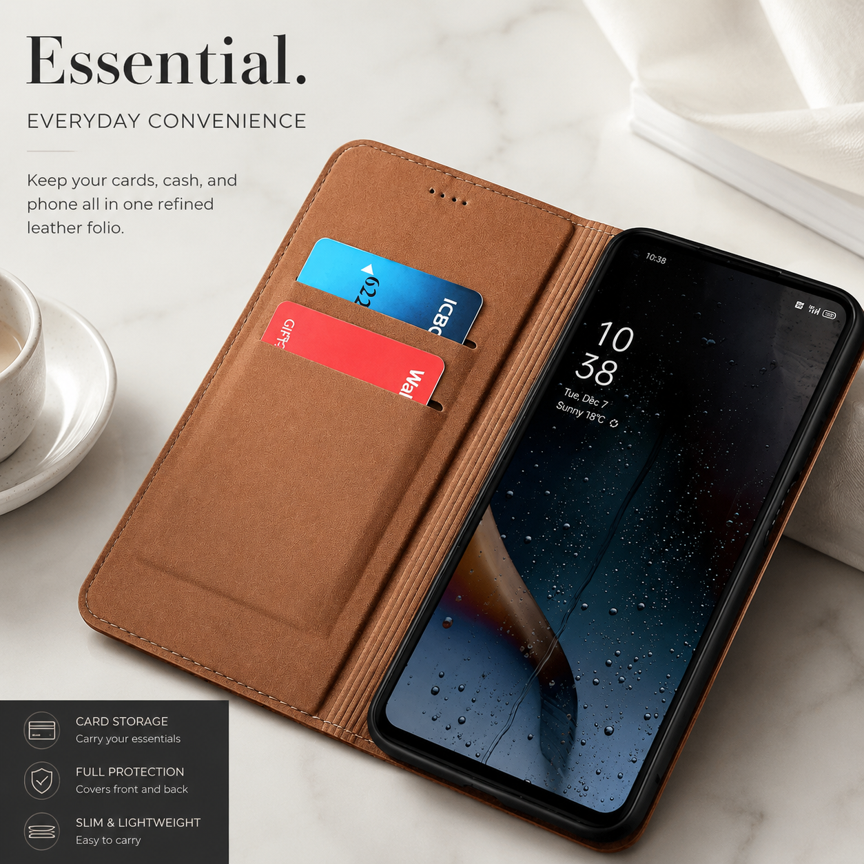 Premium iPhone Case Genuine Leather Wallet Flip Cover Card Holder Crocodile Texture Shockproof Protective Cover Anti Scratch Slim Full Protection