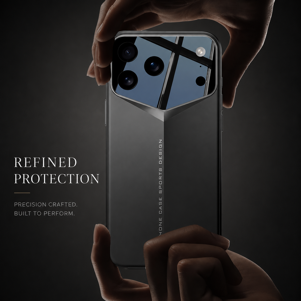Premium iPhone Case Slim Matte Hard PC Cover Shockproof Anti Fingerprint Full Coverage Camera Lens Protection Lightweight Tough Protective Design