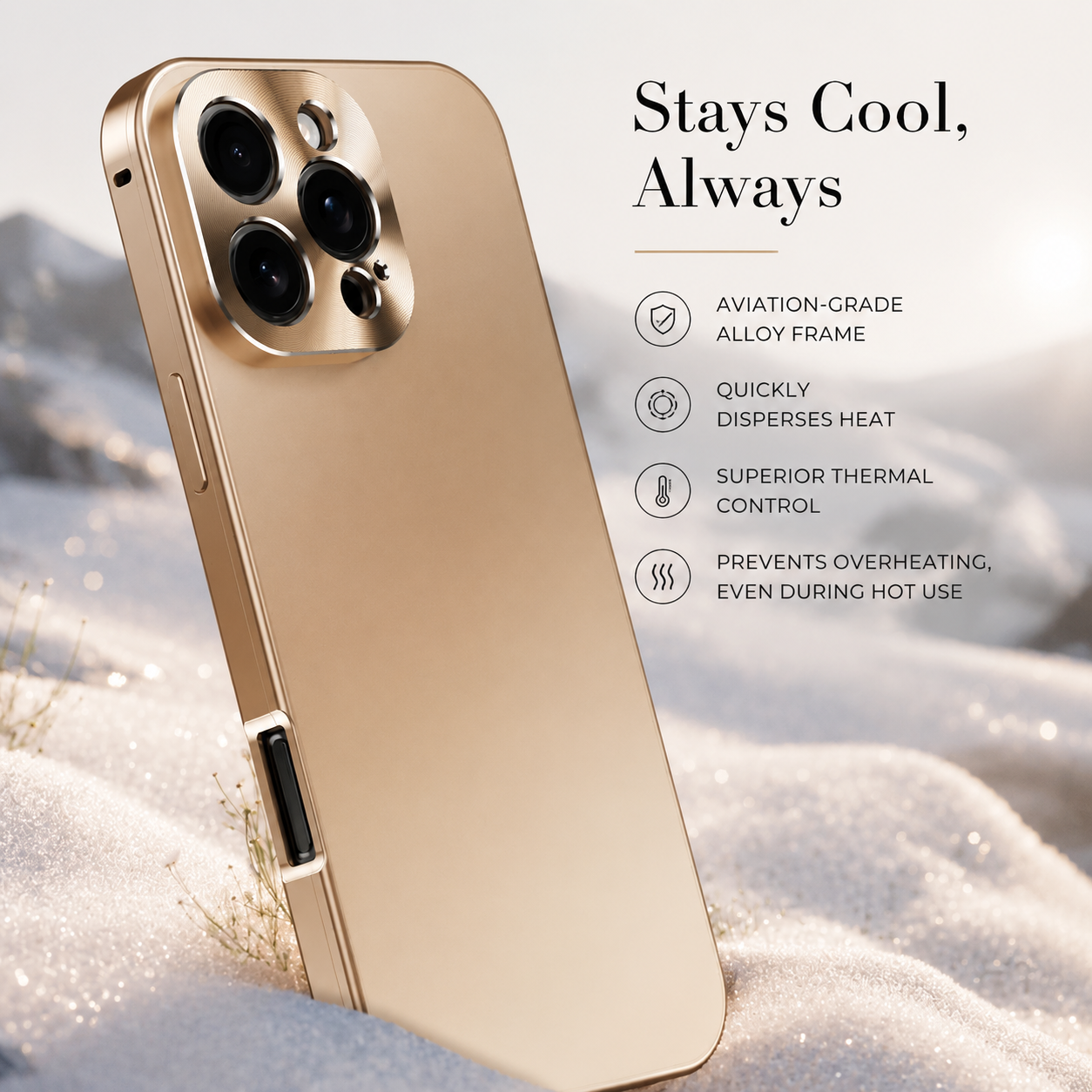 Premium iPhone Case MagSafe Compatible Magnetic Aluminum Frame Shockproof Protective Cover Camera Lens Protection Slim Metal Design Wireless Charging Compatible