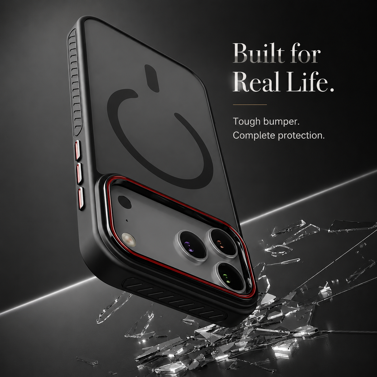 Premium iPhone Case MagSafe Compatible Matte Transparent Cover Magnetic PC TPU Hybrid Shockproof Anti Fingerprint Protective Slim Case
