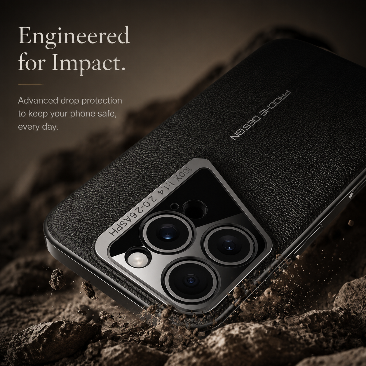 Premium iPhone Case Vegan Leather Hard Back Cover Camera Lens Protection Anti Fingerprint Anti Scratch Slim Lightweight Full Coverage Design