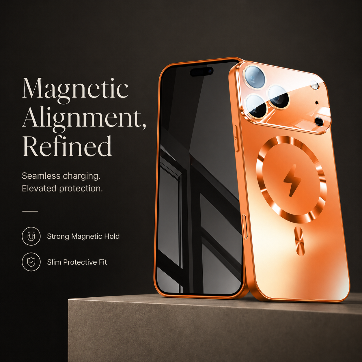 Premium iPhone Case MagSafe Compatible Magnetic Matte Cover Shockproof Protective Camera Lens Protection Ultra Thin Hard PC Back Full Coverage