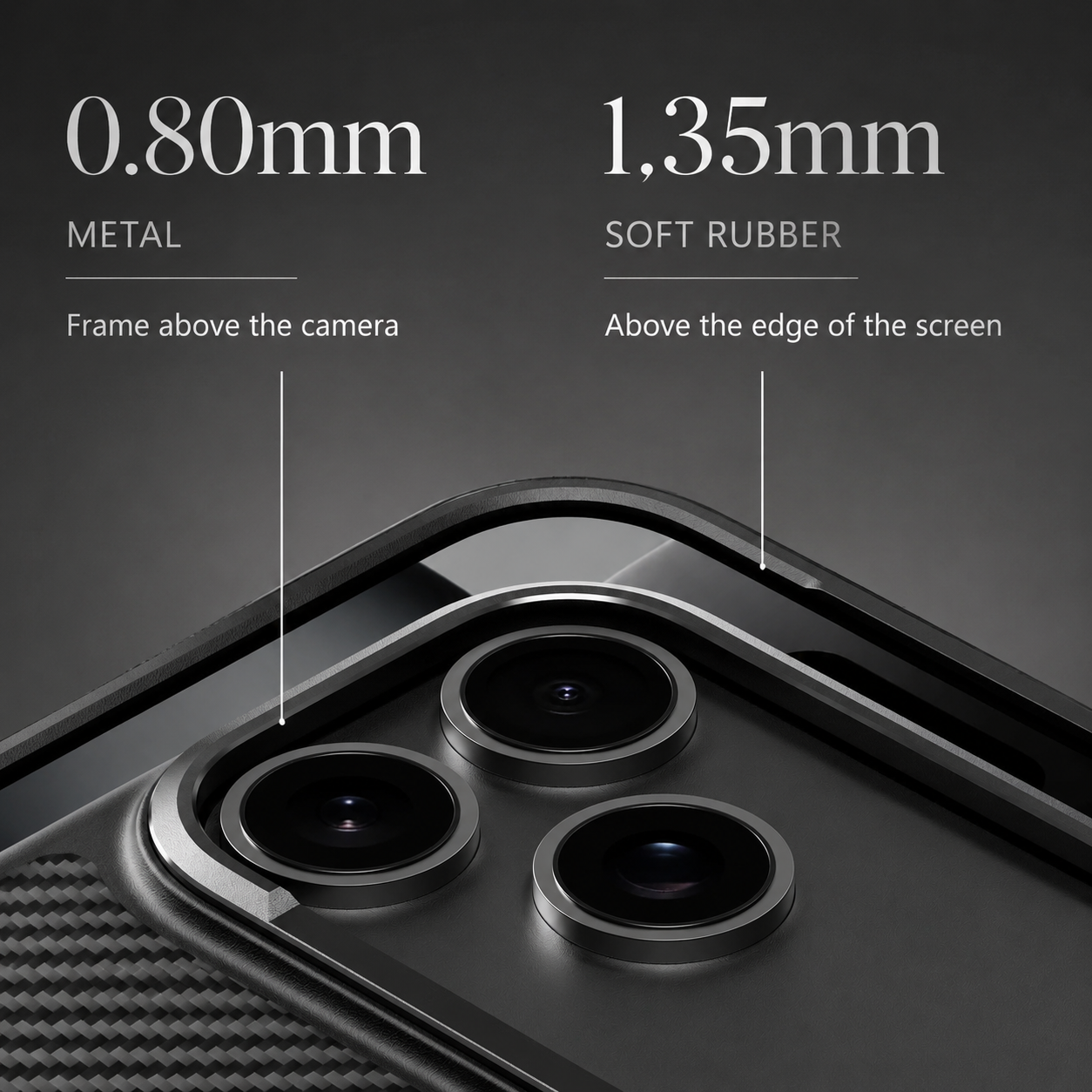 Premium iPhone Case MagSafe Compatible Kevlar Aramid Fiber Half Wrapped Cover Slim Magnetic Shockproof Protective Anti Scratch Matte Lightweight Design