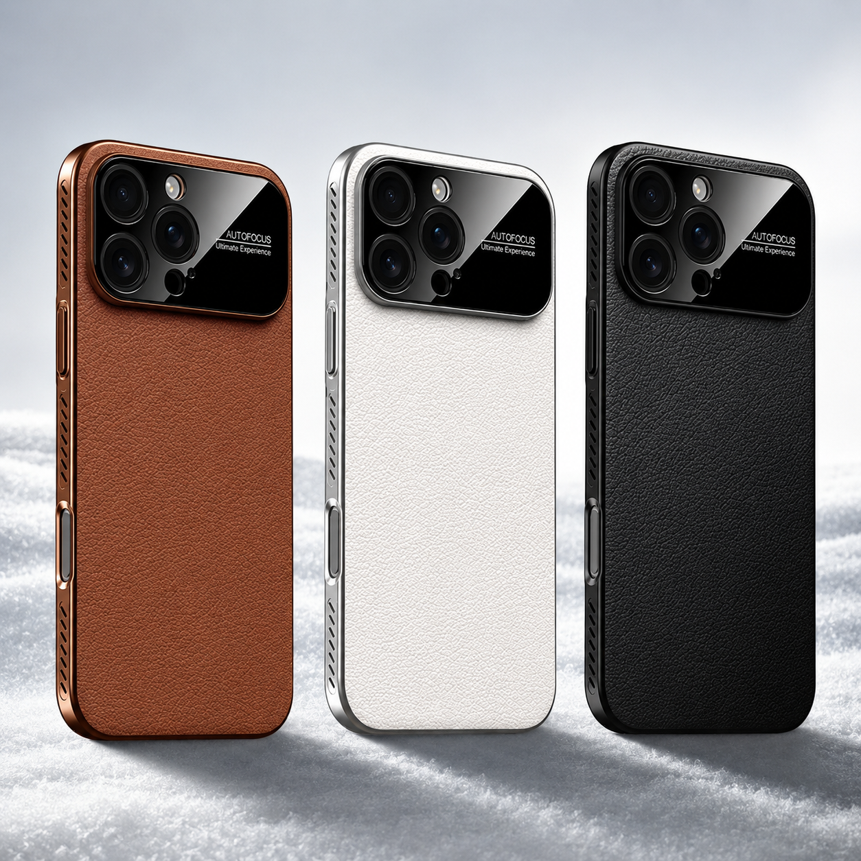Premium iPhone Case MagSafe Magnetic Leather Border Cover Shockproof Heat Dissipation Camera Protection Anti Fingerprint Slim Full Coverage Design
