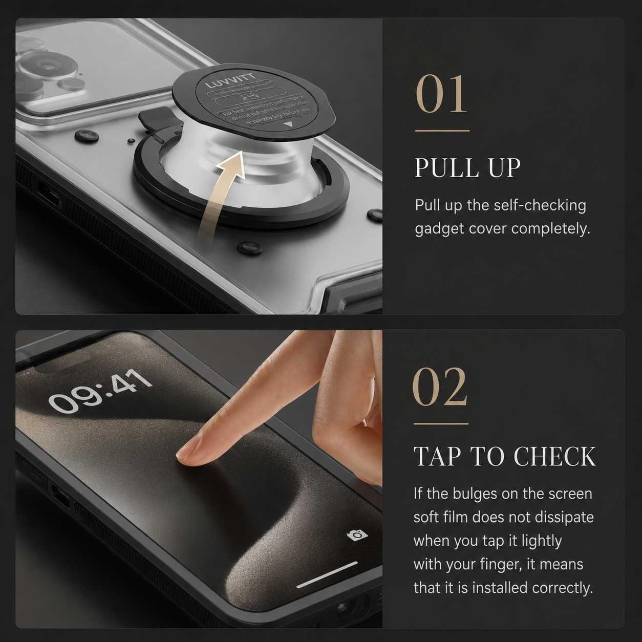 Premium iPhone Case Waterproof IP68 Protective Cover Full Body Shockproof Vacuum Seal System Underwater Touchscreen Access Dustproof Durable Design