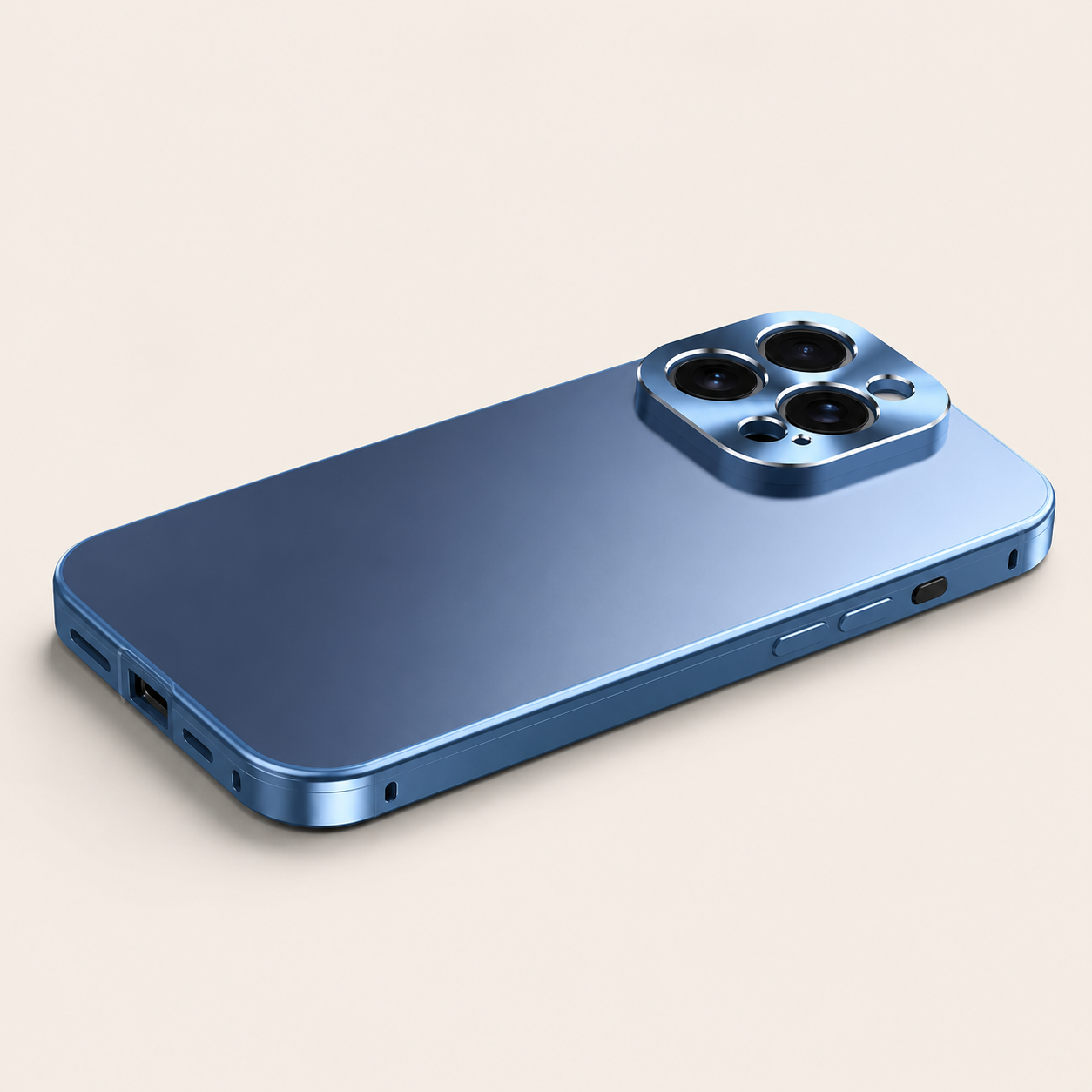 Premium iPhone Case MagSafe Compatible Magnetic Aluminum Frame Shockproof Protective Cover Camera Lens Protection Slim Metal Design Wireless Charging Compatible