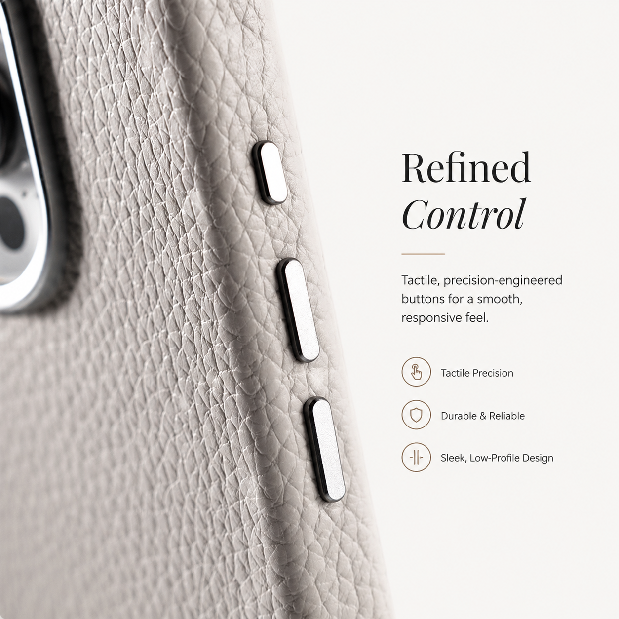 Premium iPhone Case MagSafe Compatible Leather Protective Cover Camera Lens Protection Shockproof Anti Scratch Business Slim Full Coverage