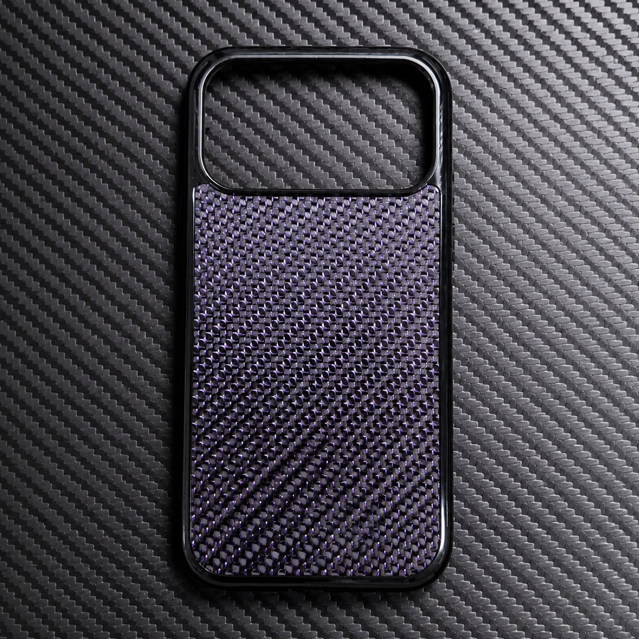 Premium iPhone Case MagSafe Compatible Woven Carbon Fiber Cover Dual Layer Shockproof Full Coverage Anti Scratch Lightweight Non Slip Design